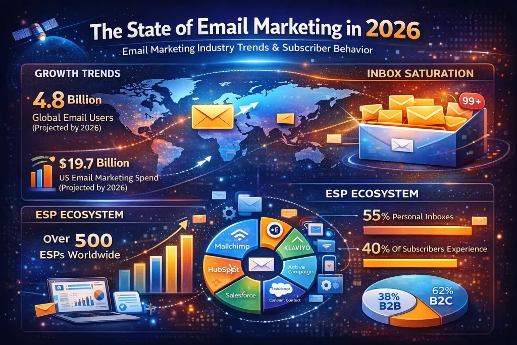 Email marketing industry trends and subscriber behavior in 2026