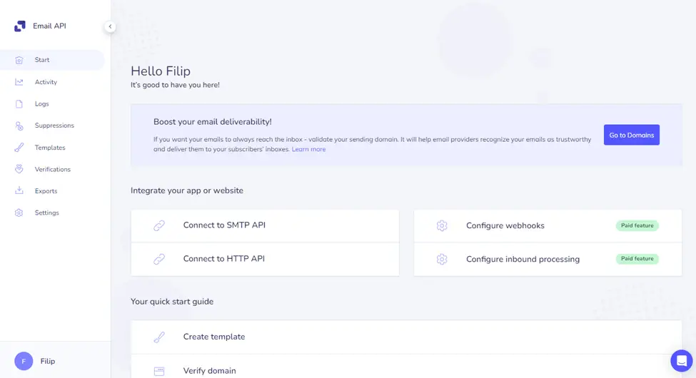 Elastic Email API