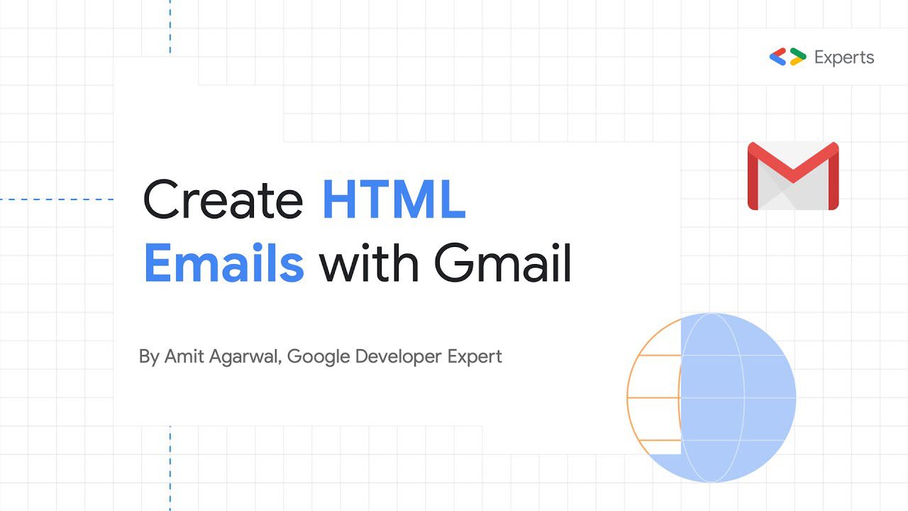 Creating an HTML email in Gmail